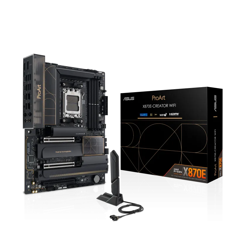 ASUS ProArt X870E-CREATOR WIFI AMD X870E Emplacement AM5 ATX, Photo boutique Best Buy Tunisie chez Best Buy Tunisie