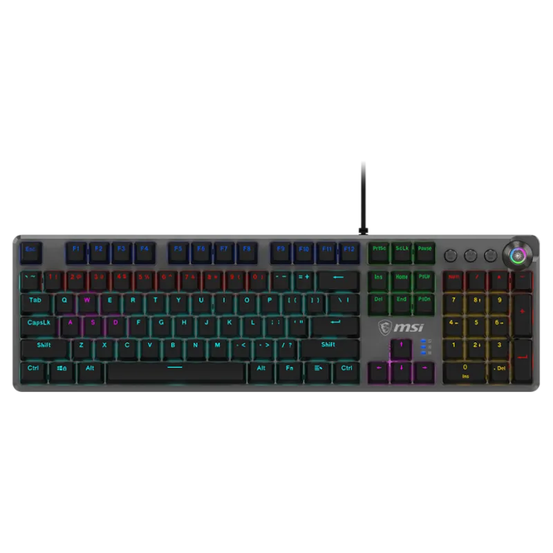 Clavier Gaming Filaire Mécanique MSI FORGE GK310 / RGB / RED SWITCHES / USB / Noir, Photo boutique Best Buy Tunisie chez Best Buy Tunisie
