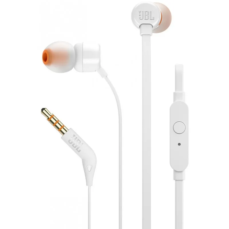 Écouteur intra-auriculaire JBL T110 - Blanc, Photo boutique Best Buy Tunisie chez Best Buy Tunisie