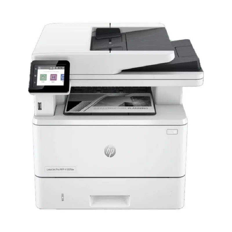 HP LaserJet Pro 4103fdw Wireless Multifunction Black and white Printer, Copier, Scanner; Duplex, Photo boutique Best Buy Tunisie chez Best Buy Tunisie