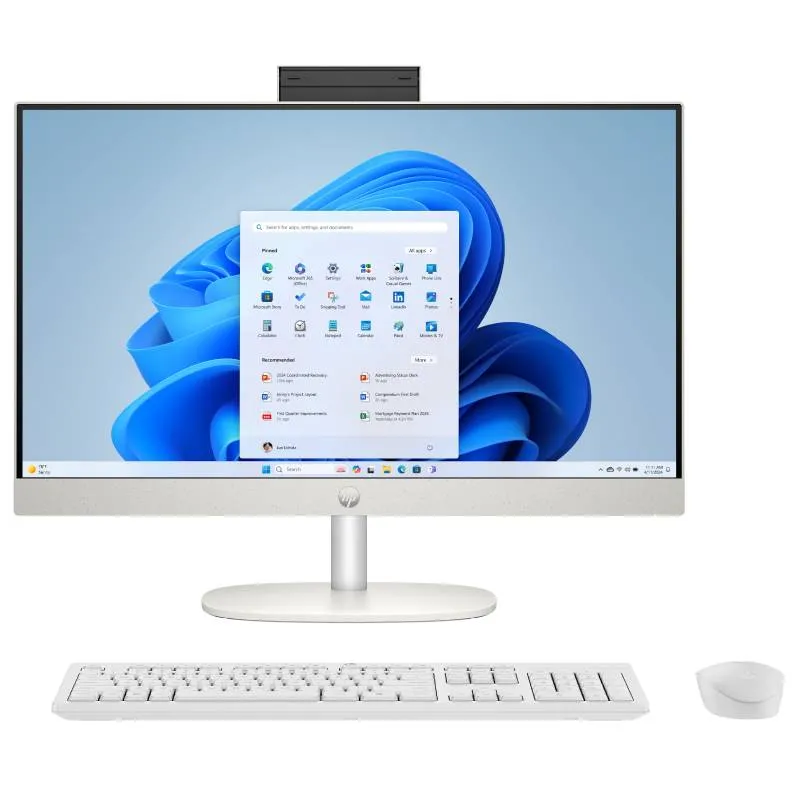 PC de Bureau All In One HP AI 24-cr2016nk Ultra 5 225U 16Go 512Go SSD - Blanc, Photo boutique Best Buy Tunisie chez Best Buy Tunisie