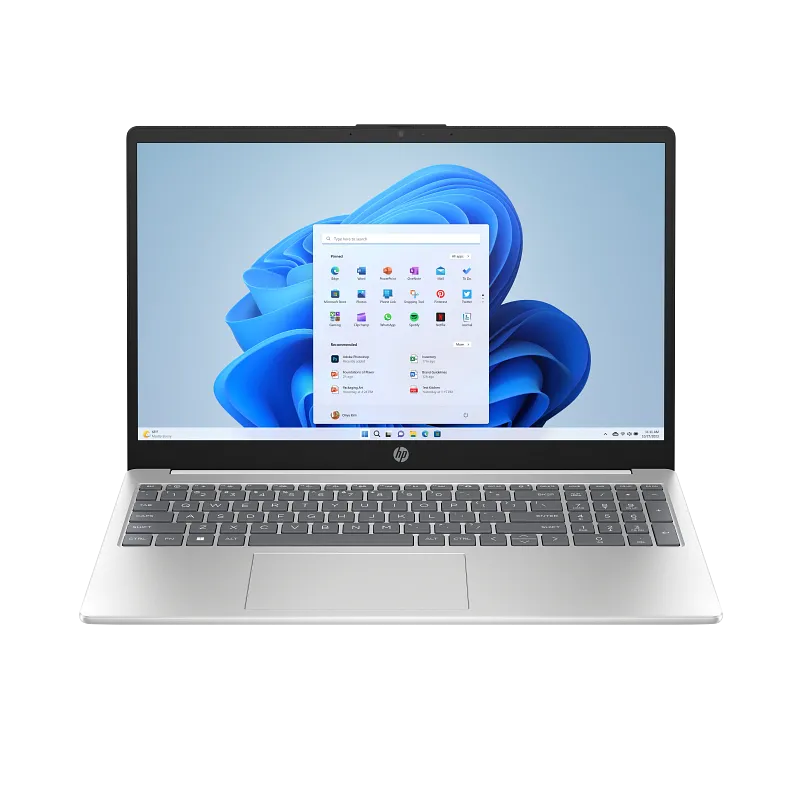 PC Portable HP 15-fc0092nk AMD RYZEN 5 8Go 512Go SSD - Silver & Blanc, Photo boutique Best Buy Tunisie chez Best Buy Tunisie