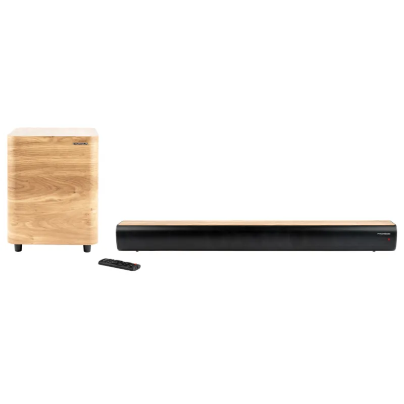 Barre De Son THOMSON Et Caisson De Basses Sans Fil - Noir, Photo boutique Best Buy Tunisie chez Best Buy Tunisie
