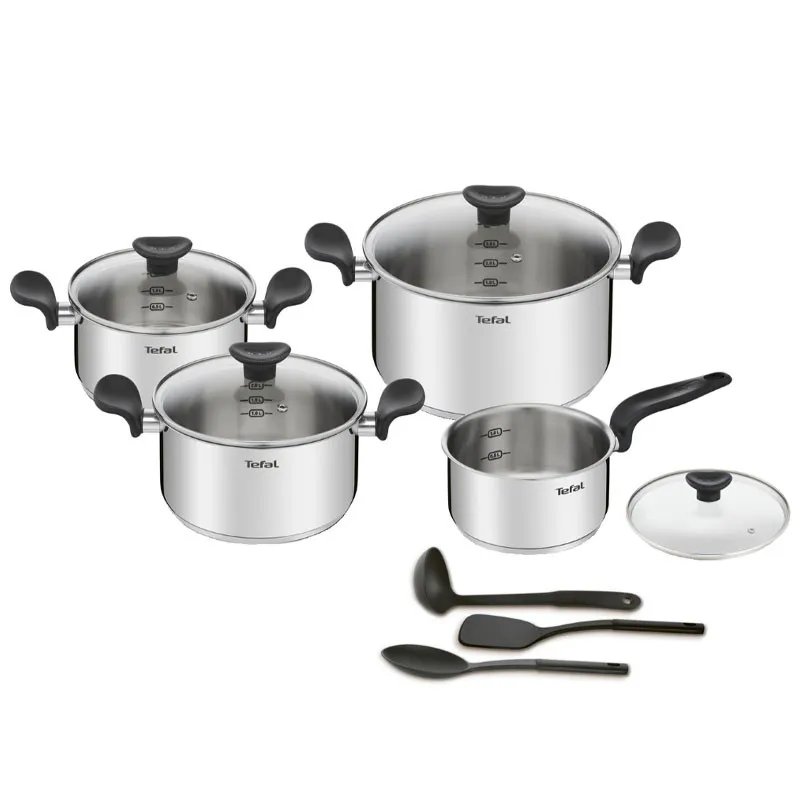 Batterie de Cuisine Tefal Primary 11 Pièces Inox, Photo boutique Best Buy Tunisie chez Best Buy Tunisie