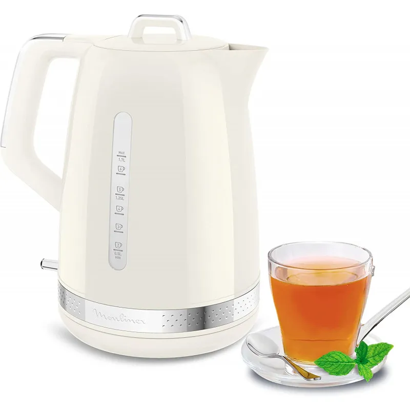 Moulinex BY320 bouilloire 1,7 L 2400 W Ivoire, Photo boutique Best Buy Tunisie chez Best Buy Tunisie