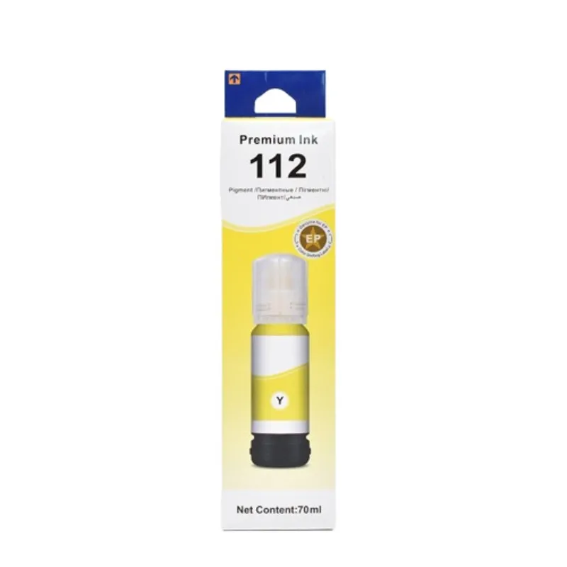 Bouteille D'encre Adaptable Alto Epson 112 Jaune