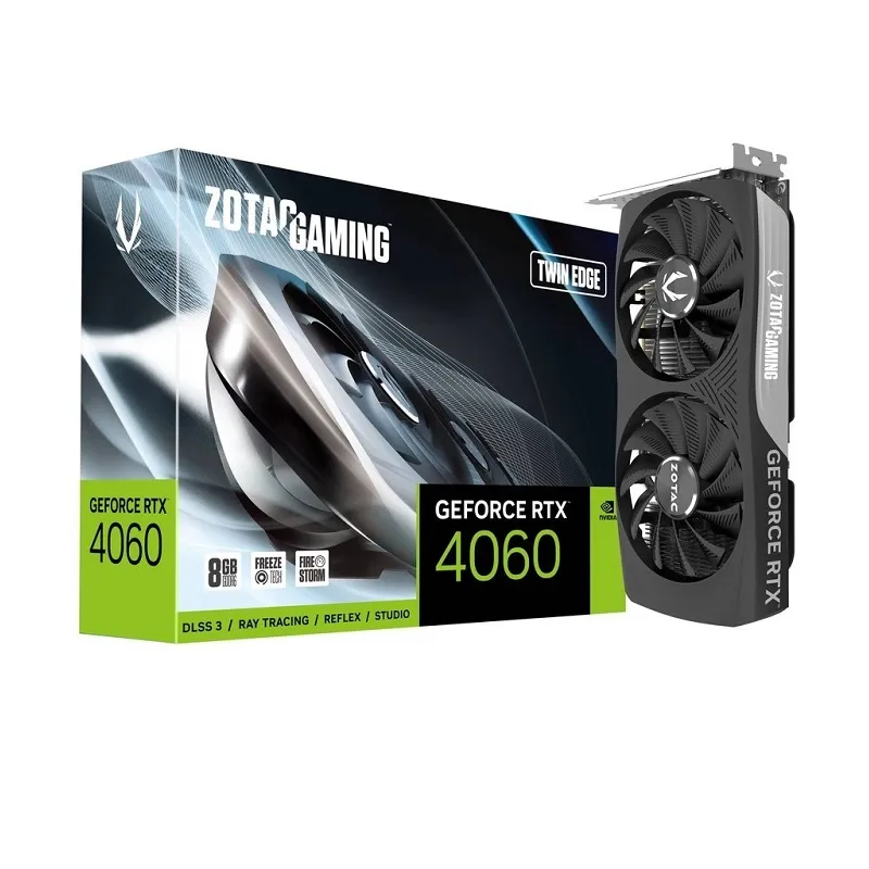 Zotac GAMING GeForce RTX 4060 Twin Edge NVIDIA 8 Go GDDR6, Photo chez Best Buy Tunisie chez Best Buy Tunisie