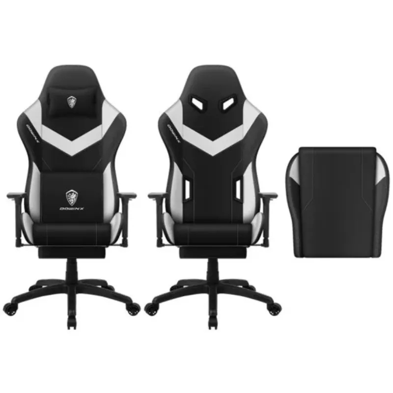 Chaise Gaming DOWINX LS-D1163N Tissu Cuir - Blanc, Photo boutique Best Buy Tunisie chez Best Buy Tunisie