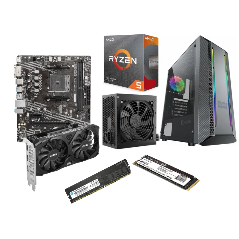 Flash Amd Ryzen 5 8GB 256 SSD RTX3050 6GB - Noir