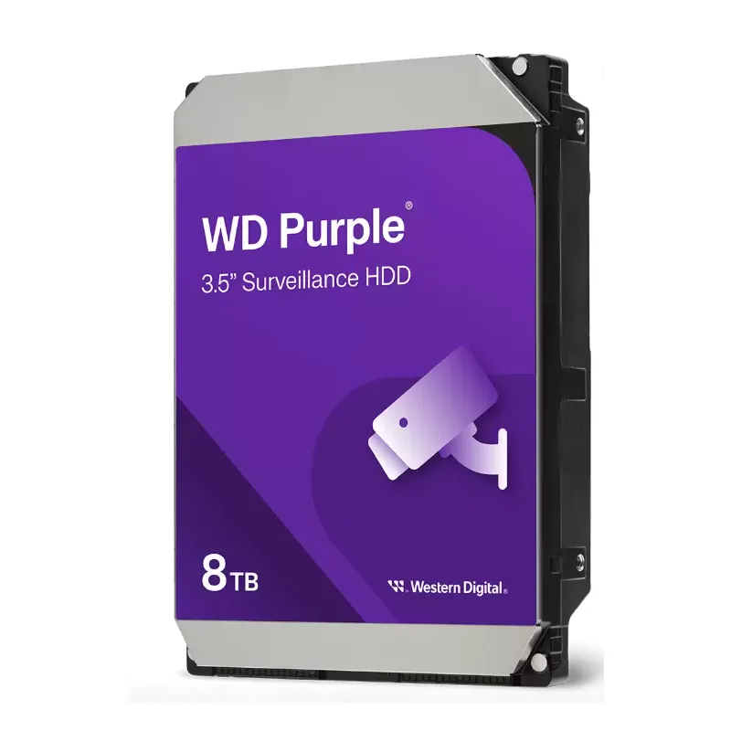 Western Digital Blue 8TB WD PURPL 8TB WD PURPLE 3.5" 8 To Série ATA III, Photo boutique Best Buy Tunisie chez Best Buy Tunisie