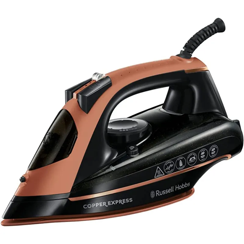 Russell Hobbs 23975-56 fer à repasser Fer à vapeur Semelle en céramique 2600 W Noir, Cuivre, Photo boutique Best Buy Tunisie chez Best Buy Tunisie
