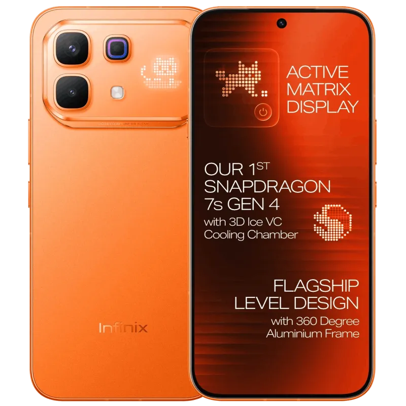 Infinix Note 60 Pro 5G 12Go 256Go Orange, Photo boutique Best Buy Tunisie chez Best Buy Tunisie