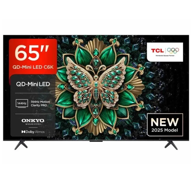 TV TCL C6K 65" 4K UHD Smart TV Mini LED Noir, Photo boutique Best Buy Tunisie chez Best Buy Tunisie