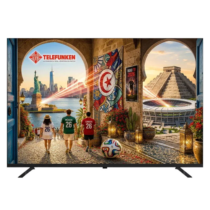 Téléviseur 50" TELEFUNKEN Led N1 SmartTv Tizen OS 4k UHD, Photo chez Best Buy Tunisie chez Best Buy Tunisie