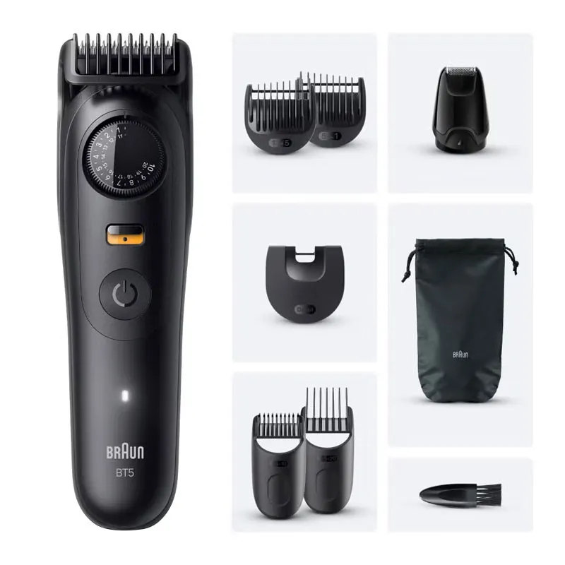 Braun BeardTrimmer 5 BT5560 tondeuse à barbe Batterie 40 2 cm Mouillé & sec Noir, Photo boutique Best Buy Tunisie chez Best Buy Tunisie