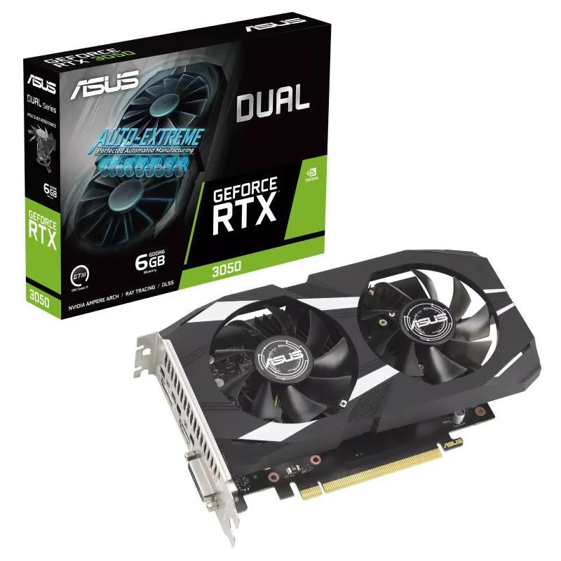ASUS Dual -RTX3050-O6G NVIDIA GeForce RTX 3050 6 Go GDDR6, Photo boutique Best Buy Tunisie chez Best Buy Tunisie