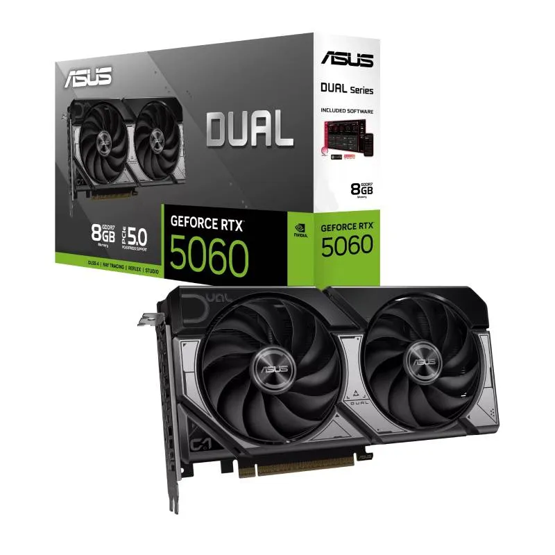 Carte Graphique ASUS Dual GeForce RTX 5060 8Go GDDR7, Photo boutique Best Buy Tunisie chez Best Buy Tunisie