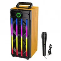 Haut Parleur Bluetooth ZQS JQS9401 4800W Bois et Noir, Photo boutique Best Buy Tunisie chez Best Buy Tunisie