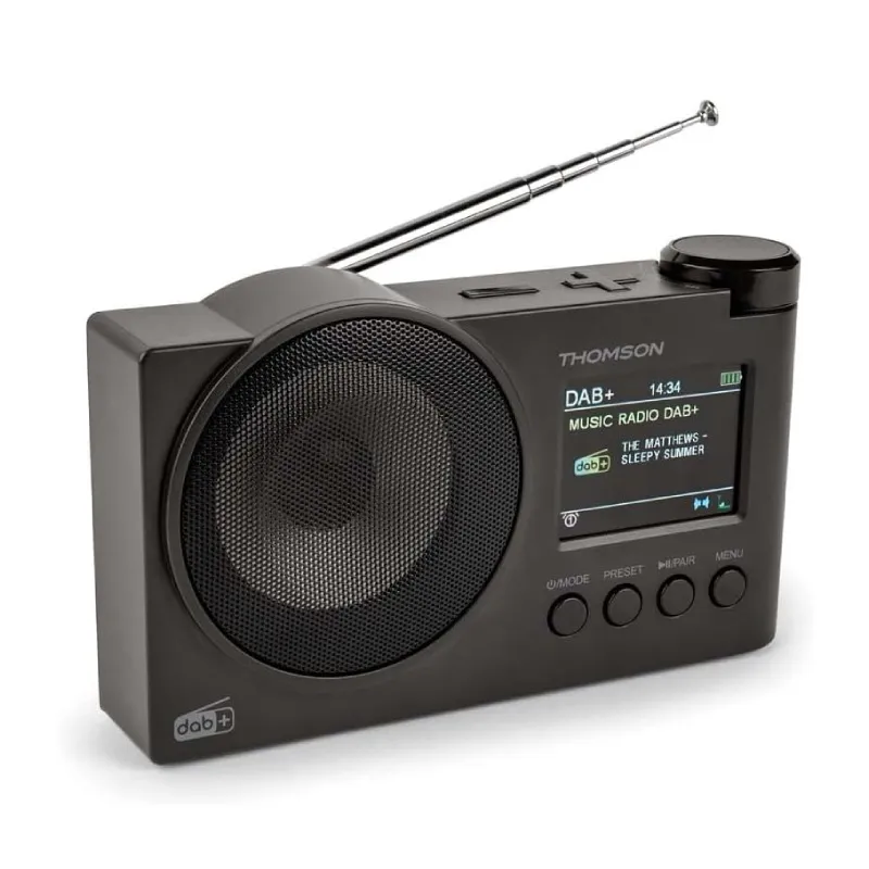 Radio-Réveil FM Bluetooth THOMSON RT400DABBTBK - Noir, Photo boutique Best Buy Tunisie chez Best Buy Tunisie