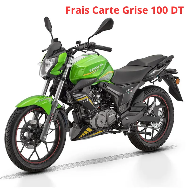 Cyclomoteur ZIMOTA RKS NX 124cc - Vert, Photo boutique Best Buy Tunisie chez Best Buy Tunisie