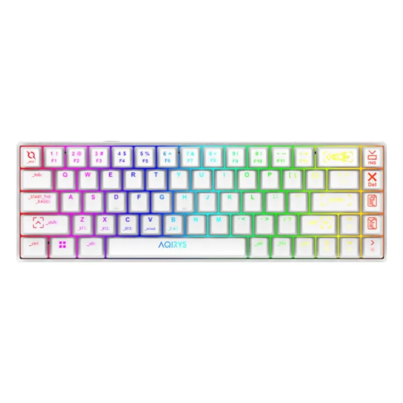 Clavier Gamer Mécanique AQIRYS MIRA 100% Anti-Ghosting RGB - Blanc, Photo boutique Best Buy Tunisie chez Best Buy Tunisie