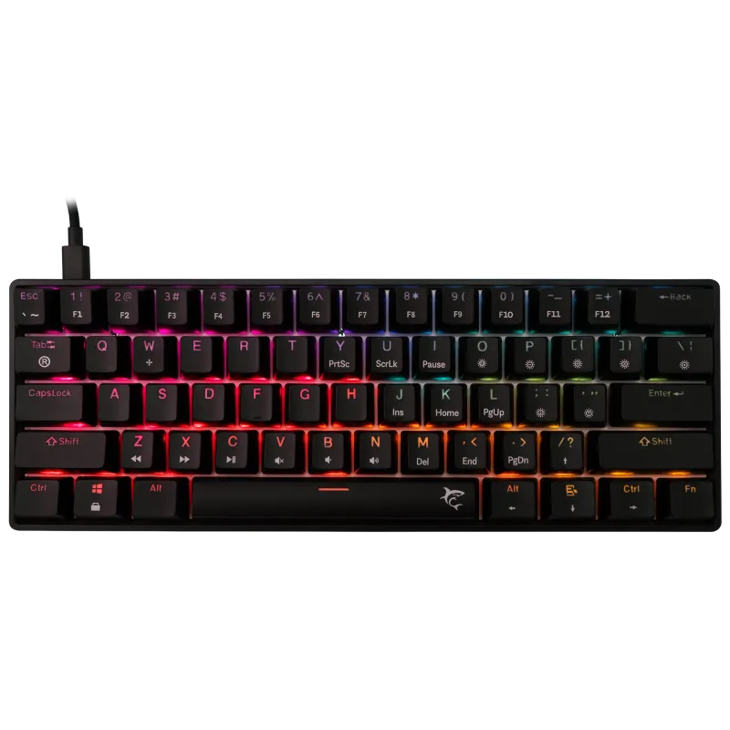 Clavier Gaming Mécanique White Shark GK-004111 SHINOBI-2 / US - RED SW. / Noir, Photo boutique Best Buy Tunisie chez Best Buy Tunisie