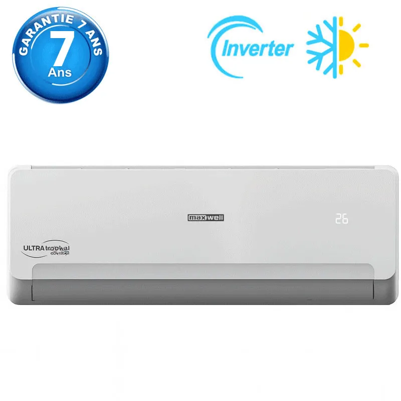 Climatiseur Maxwell 12000 BTU Inverter Tropicalisé Chaud & Froid Blanc Ultra, Photo boutique Best Buy Tunisie chez Best Buy Tunisie