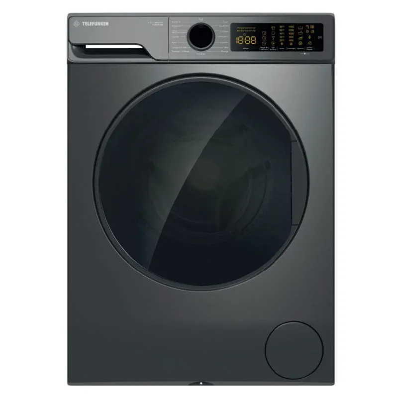 Machine à Laver Telefunken 10 Kg MACH-10KG1400TDG Gris Foncé