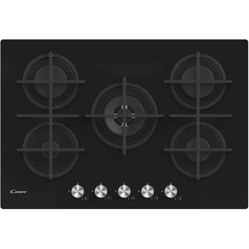 Candy CVG74WPB Noir Intégré (placement) 74.5 cm Gaz 5 zones, Photo boutique Best Buy Tunisie chez Best Buy Tunisie