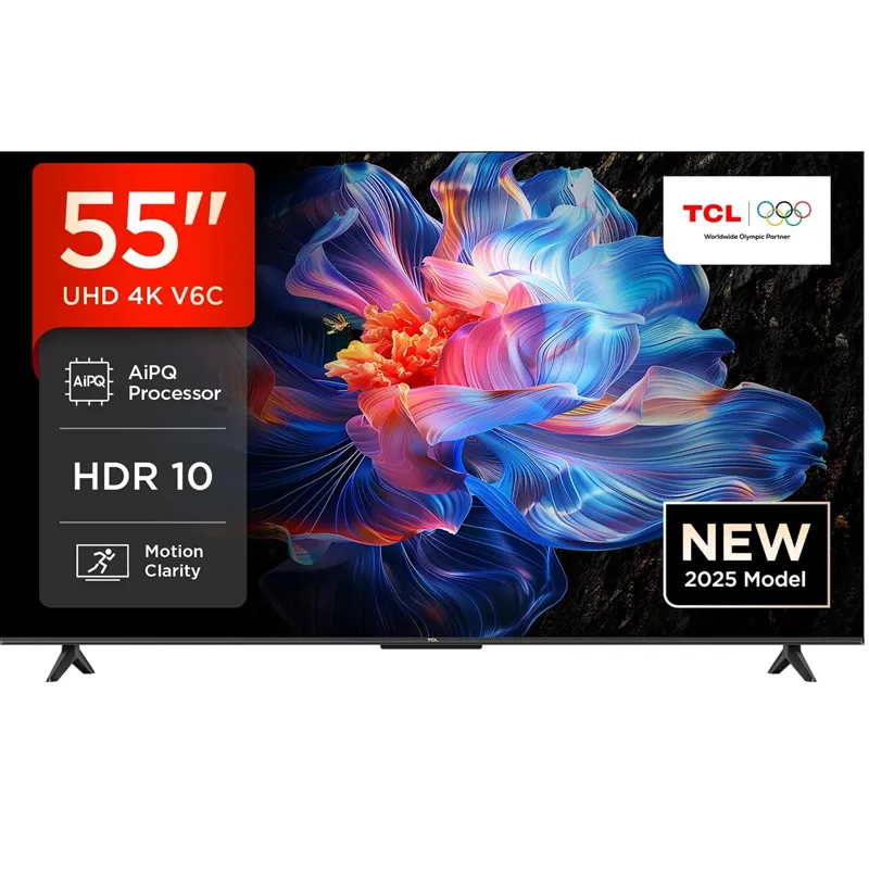 TV TCL V6C 55" 4K UHD Smart TV Noir, Photo boutique Best Buy Tunisie chez Best Buy Tunisie