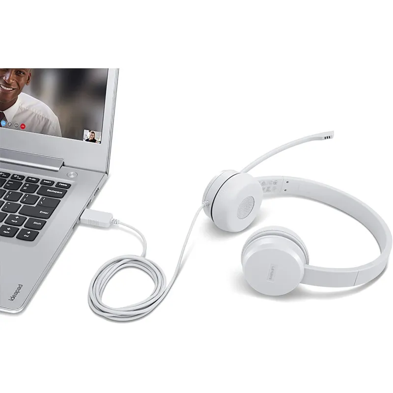 Écouteur Casque Fil USB Type-A Gris Lenovo GXD1E71385 - Appels/Musique Poignet, Photo boutique Best Buy Tunisie chez Best Buy Tunisie