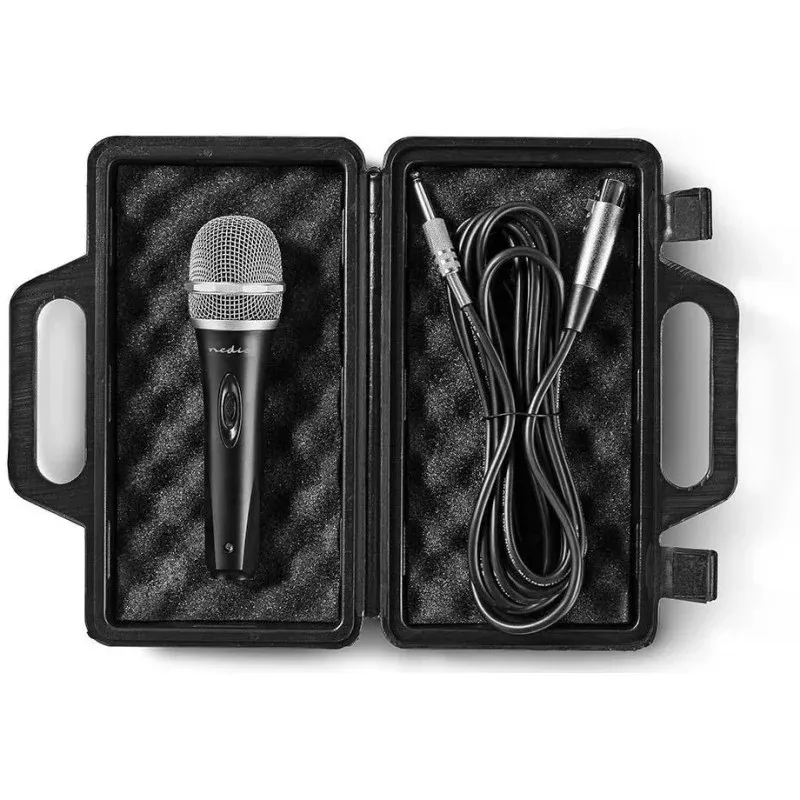 Nedis MPWD50CBK microphone Noir, Gris Microphone pour instrument, Photo boutique Best Buy Tunisie chez Best Buy Tunisie